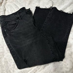 Time and True black straight leg jeans